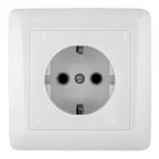 ХИТ Розетка скрытая с заземлением 250В 16А белая