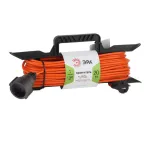 Удлинитель силовой на рамке без заземления 1 розетка 20м ПВС 2x0.75мм2 UFx-1-2x0.75-20m ЭРА