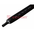 Термоусаживаемая трубка 12,0 6,0 мм, черная, упаковка 50 шт. по 1 м, REXANT