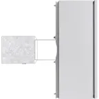 Кронштейн для удаления шкафа от столба на 150 мм. Basic