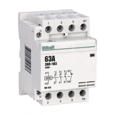 Контактор модульный 3НО+1НЗ 63А 230В МК-103