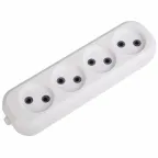 Колодка 4 гнезда без заземления