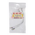 Соединительный кабель (5pin) герметичный (IP67) 5х0.5кв мм белый, REXANT