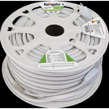 Лента светодиодная LEDх92/м 1м 9Вт/м 220В IP67 зеленый