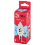 Лампа светодиодная RED LINE LED B35-6W-840-E14 R E14 / Е14 6 Вт свеча нейтральный белый свет