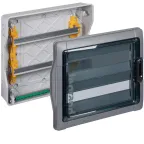 Щит, IP65, 2х18 модулей с шинами N+Pe