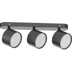 Светильник ДБО 3хGX53 без ламп наклонный черный