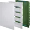 Щит встраиваемый пластиковый 4х18, белая дверь с клеммником заземления нейтрали