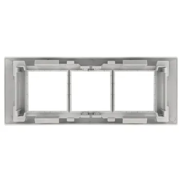 Рамка+суппорт на 6 модулей (3 поста) C-Line