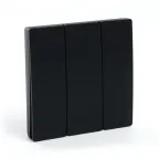 Кнопка-выключатель беспроводной 230V 500W трехклавишный, черный