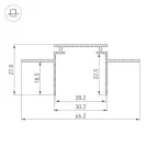 Профиль-держатель TEK-PLS-GH16-2000 (ARL, Алюминий)