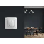 ETIKA Диммер нажимной 400Вт белый