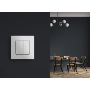 ETIKA Диммер нажимной 400Вт белый