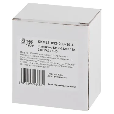 Контактор КМИ-23210 32А 230В/АС3 1НО PRO