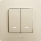 ETIKA Рамка 1 пост слоновая кость