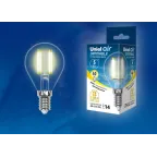 Лампа светодиодная LED 5вт 200-250В шар диммируемый 450Лм Е14 3000К Air филамент