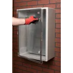 Бокс пластиковый с монтажной платой прозр. дверь 700х500х250 мм IP65 PROxima