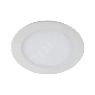 Светильник светодиодный встраиваемый downlight LED 1 9Вт 6500К белый круг | Б0019832 | ЭРА