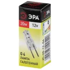 Лампа накаливания галогенная G4-JC-20W-12V (галоген, капсула, 20Вт, нейтр, G4) (100/1000/35000)