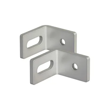 Углы крепёжные, вырез - резьба М8, 1 упаковка - 10 шт.