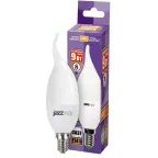 Лампа светодиодная LED 9Вт Е14 теплый матовая свеча на ветру