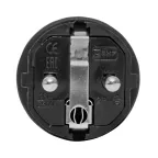 Вилка угловая каучуковая с кольцом 230В 2P+PE 16A IP44 PROxima