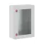 Щит с монтажной панелью ЩМП 700x500x250мм серия ST c прозрачной дверью