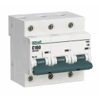 Выключатель автоматический трехполюсный 100А D ВА-201 10кА