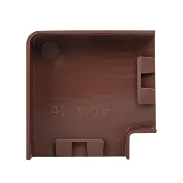 Поворот 90 градусов (40х16) (4 шт) Plast под темное дерево