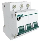 Выключатель автоматический трехполюсный 6А D ВА-101 4.5кА
