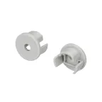 Заглушка ROUND-D18-FLAT с отверстием (ARL, Пластик)