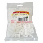 Площадка для крепления стяжки (ПС-2) 22x16 мм, белая, 100 шт,