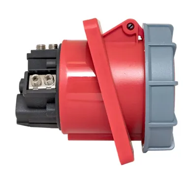 Розетка стационарная внутренняя угловая 4442 3Р+РЕ 125А 380В IP67 PROxima