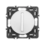 Celiane Лицевая панель выключателя/переключателя однополюсного 067001/02/31/32 с тонкой клавишей белый