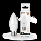 Лампа светодиодная LED 6 Вт 420 лм 3000К свеча теплый E27 AC 220В Elementary Gauss