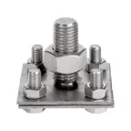 Зажим прута на штыре, пластина d (56x56)мм Ni PROxima