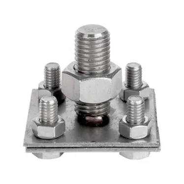 Зажим прута на штыре, пластина d (56x56)мм Ni PROxima
