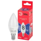 Лампа светодиодная LED B35-8W-865-E14 R (диод, свеча, 8Вт, хол, E14) (10/100/3500)