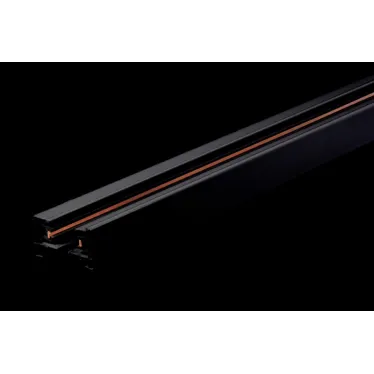 Шинопровод чёрный 3м PTR 3M-BL без токоподвода и заглушки