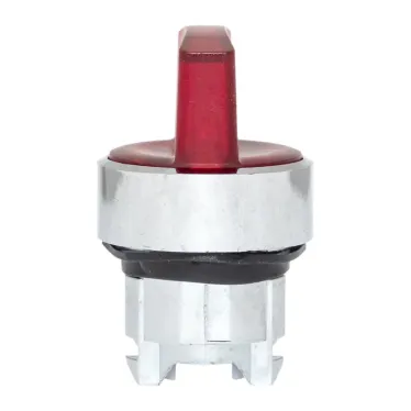 Механизм переключателя исполнительный ХB4 красный на 3 положения возвратный без фиксации с подсветкой с короткой ручкой PROxima