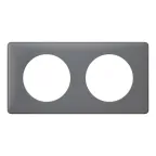 Рамка, двухпостовая, фиолетовая перкаль