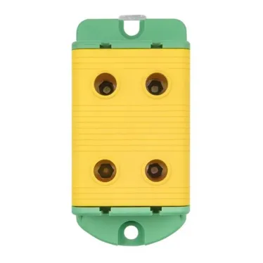 Клемма силовая вводная двойная КСВ 16-95 желто-зеленая PROxima