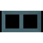 Valena LIFE Рамка 2 поста лазурь универсальная