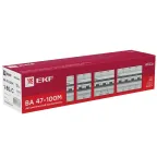 Автоматический выключатель 4P 100А (C) 10kA ВА 47-100M с электромагнитным расцепителем PROxima