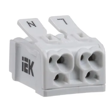 Клемма пружинная соединительная КСП2-L+N