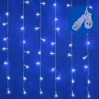 Занавес светодиодный с эффектом мерцания 6х3м Соединяемый 450 светодиодов Провод прозрачный ULD-C6030-450/TTK WHITE IP44