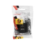 Avanti Компьютерная розетка RJ-45 в стену, кат.6 одинарная,, Черный матовый