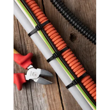 Хомут 4.8х250 черный нейлон (100шт)