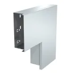 Плоский угол с крышкой кабельного канала LKM 60x150 мм (сталь)