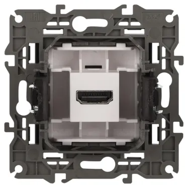 Розетка HDMI, Эра Elegance, антрацит, 14-3114-05